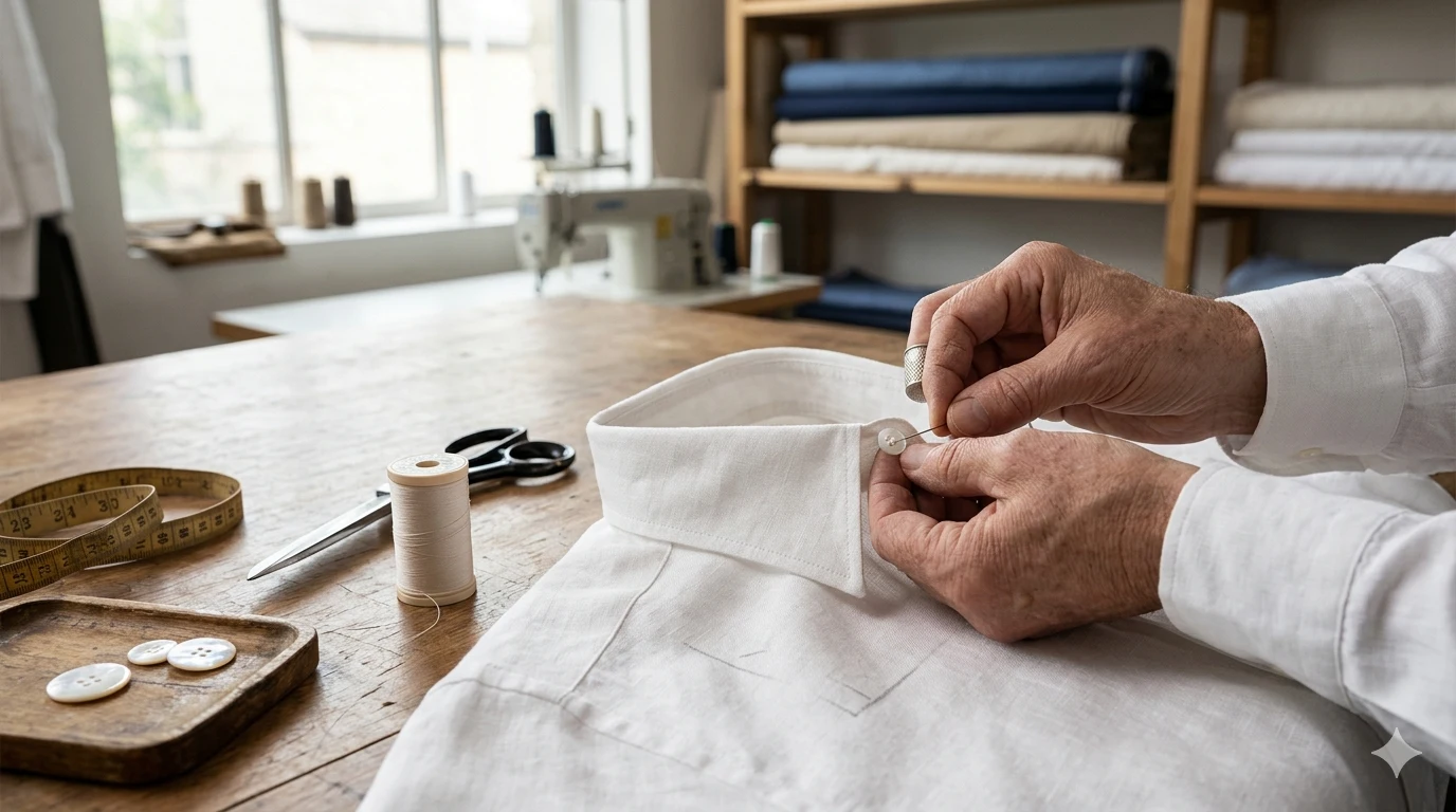 Tailor’s Talk: Secrets of a Perfectly Stitched Linen Shirt